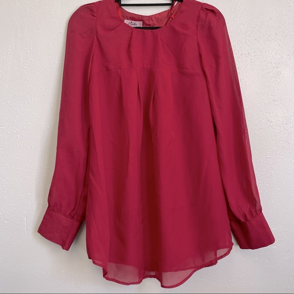 Paprika Dresses Paprika Asos Burgundy Long Sleeve Shift Mini Dress Poshmark